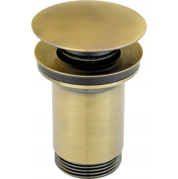 Sifon Zátka s přepadem klik-klak kulatý Ferro