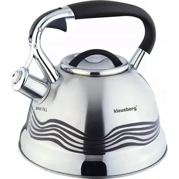 Varná konvice Konvice tradiční ocelová 2,7 l, odstíny šedé a stříbrné