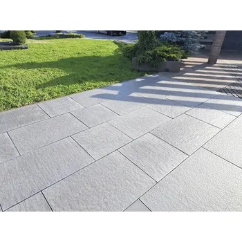Dlažba Dlažba Presbeton Slate 2, 600x600x55 mm reliéfní šedá