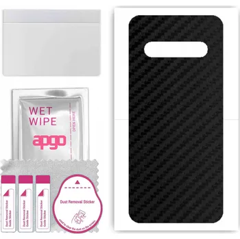 Pouzdro na mobilní telefon Fólie / Ochranná fólie na ZÁDA pro LG V60 ThinQ 5G UW - Karbonový Vzhled