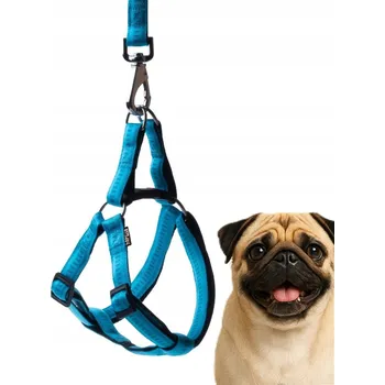 Postroj pro psa Postroj Soft Style Happet tyrkysový M 1.5 cm