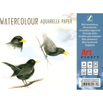 Blok A5/ 10l 300g /5/ akvarelový KRESKA