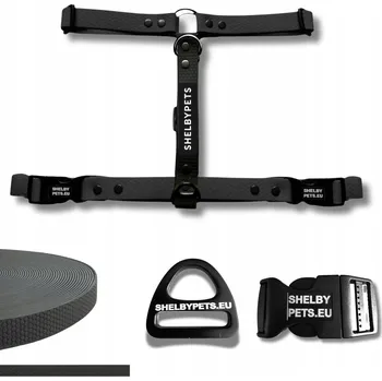 Postroj pro psa VODĚODOLNÉ POSTROJE PRO VELKÉHO PSA GUARD PVC BIOTHANE L I WOOFY HARNESS