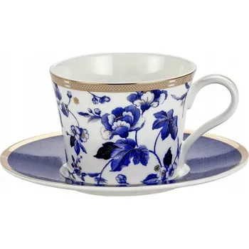 2 ŠÁLKY S LŽIČKAMI KVĚTINY MODRO-BÍLÉ AP