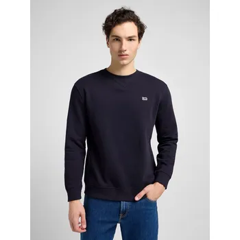 Pánská mikina Pánská mikina LEE PATCH CREW SWS MIDNIGHT NAVY 112121794 Velikost: S Tričko zdarma při nákupu nad 3000,-!