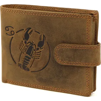 Peněženka Nordee Pánská kožená peněženka Noedee L895-008 hnědá