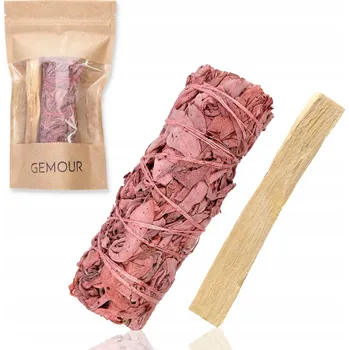 Vonná tyčinka Šalvěj dračí červená krev + Palo Santo sada PŘÍRODNÍ kadidlo