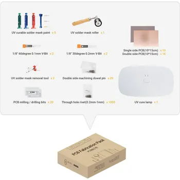 Příslušenství k 3D tiskárně Carvera PCB Fabrication Pack