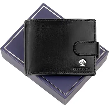 Peněženka Pánská kožená peněženka Luxury 286-1 černá