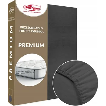 Prostěradlo Prostěradlo s gumou 160x200 FROTÉ VYSOKÁ GRAMÁŽ 200 FROTÉ antracit