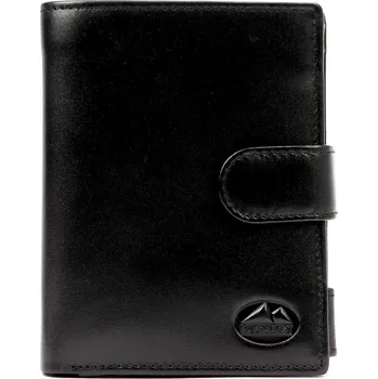 Peněženka Pánská kožená peněženka EL FORREST 932-67 černá