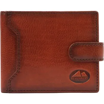 Peněženka Pánská kožená peněženka EL FORREST 817-29 hnědá