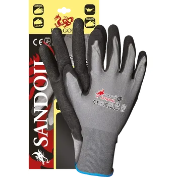 Pracovní rukavice Reis SANDOIL pracovní rukavice 8-11
