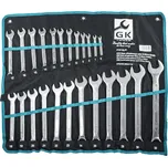 GK TOOLS Sada očkoplochých klíčů, matné 24 dílů | 6-32 mm, textilní obal