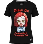 PitBull West Coast - dámské triko SWEETIE CHU 2 černé velikost: M