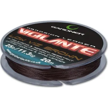 Gardner Splétaná šňůra Vigilante brown 20m Varianta: 45lb(20,4kg)