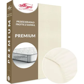 Prostěradlo Prostěradlo s gumou 200x220 FROTÉ VYSOKÁ GRAMÁŽ 200 FROTÉ krémová ecru