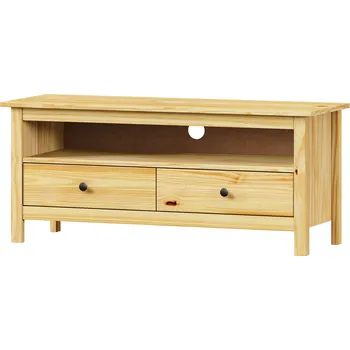 Televizní stolek TV stolek 2 zásuvky TORINO kovové úchytky