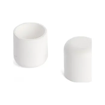 Plotový sloupek Zátka na trubku kruhová-vnější 8mm,bílá varianta Balení 100 ks