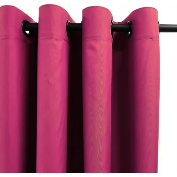 Obraz ZÁCLONY DO OBÝVÁKU NA KOLEČKÁCH 140x175 TMAVĚ RŮŽOVÁ PANAMA NA MÍRU