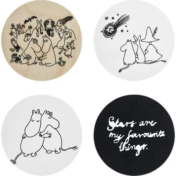 Set podtácků Moomin , 4ks / 80. výročí Muurla Muminci