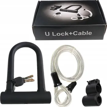 Zámek na kolo Zabezpečení kola U-zámek LOGparts Zapięcie rowerowe zabezpieczenie kłódka LINKA