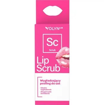 Přípravek na čištění pleti a oči Yolyn Lab peeling na rty, 12 ml