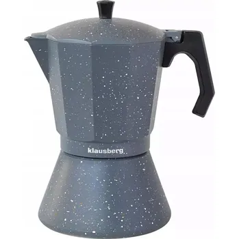 Kávovar KÁVOVAR KONVIČKA NA ESPRESSO PRO 12 ŠÁLKŮ ŠEDÝ