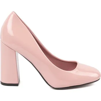 Dámské lodičky Seastar Módní růžové lodičky dámské na širokém podpatku 36