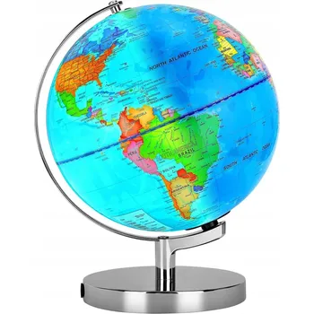 Glóbus Školní zeměpisný glóbus s LED osvětlením, 3v1: Glóbus, lampička a dekorace do ložnice