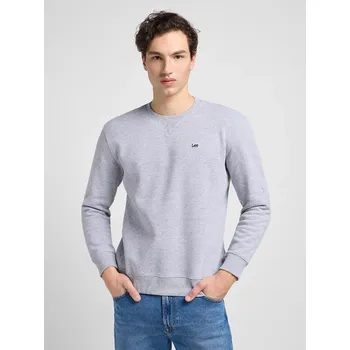 Pánská mikina Pánská mikina LEE PATCH CREW SWS GREY MELE 112121797 Velikost: XXL Tričko zdarma při nákupu nad 3000,-!