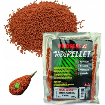 PROFESS PELLET MICRO METHOD FEEDER JAHODA - RYBA 2mm 200g