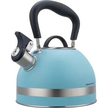 Konvice na čaj Konvice tradiční ocelová Kinghoff 1,8 l modrá