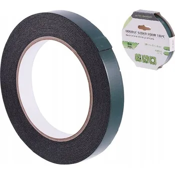 Lepicí páska Oboustranná páska Carmotion 86883 černá 19 mm x 5 m