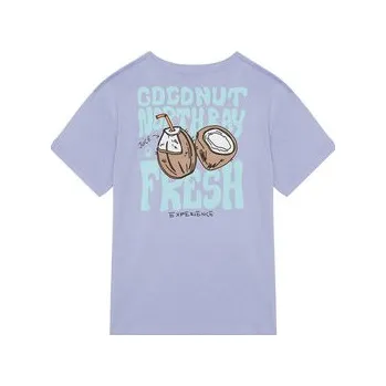 Chlapecké oblečení United Colors Of Benetton T-Shirt 3I1XC10P7 Fialová Regular Fit 140