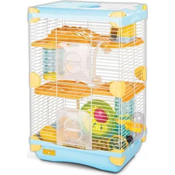 Obraz HAPPET Klec pro HLODAVCE Křečka GREMI 28x21x43cm Modrá