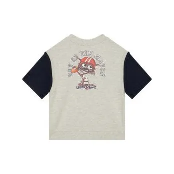 Pánská móda United Colors Of Benetton Mikina 3BC1G10IN Šedá Regular Fit 116