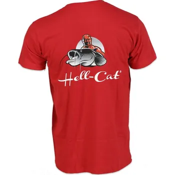 Rybářské oblečení Tričko Hell-Cat Style červené Varianta: vel.XL