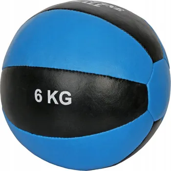 Medicinbal REHABILITAČNÍ MÍČ NA CVIČENÍ 6 KG MAXWEL KOŽENÝ