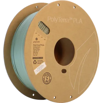 3D tisk Polymaker PolyTerra PLA - Mutted Green 1 kg