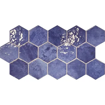 Dlažba DLAŽBA REALONDA HEX ZELLIGE AZURE 26,5X51