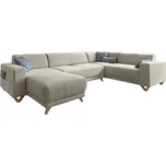 Béžová rozkládací/s úložným prostorem rohová pohovka (pravý roh/do "U") Classy Sophie – Miuform ID_1785484