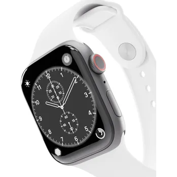 Opasek Picasee Pásek s gravírováním pro Apple Watch 45 mm (9.series) - Bílá