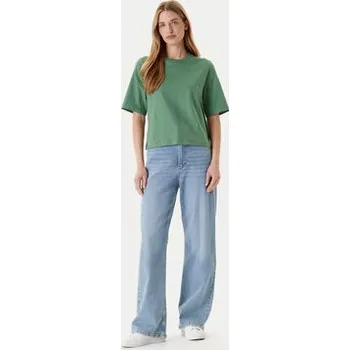 Pánská móda United Colors Of Benetton T-Shirt 3BL0E17G5 Zelená Relaxed Fit S