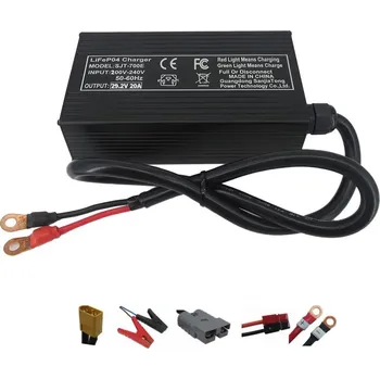 Auto-moto baterie SJT300E CYGEREEN 24V 20A 8S Lifepo4 baterie Rychlá nabíječka 29,2V