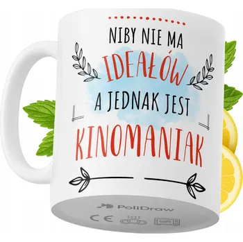 Hrnek Polidraw Hrnek Polidraw pro kinomaniaka na dárek keramika 330 ml