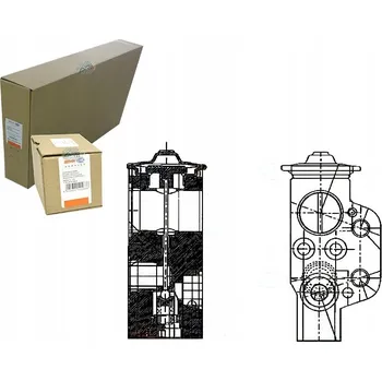 Výparník klimatizace Behr Hella Service 8UW 351 234-161 Expanzní ventil klimatizace [behr hella]
