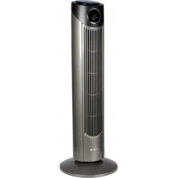 Domácí ventilátor Sloupový ventilátor Tecvance stříbrný/šedý, oscilace, dálkové ovládání