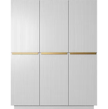 Šatní skříň Šatní skříň Nicole 150, Bílý mat