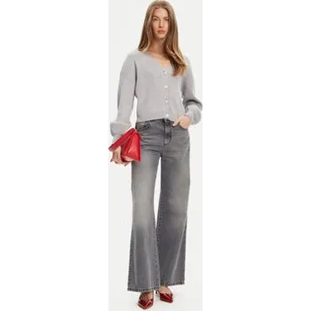 Dámská móda Guess Kardigan W5YR07 Z2ZK2 Šedá Relaxed Fit XL